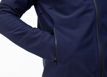 Waterproof zipped pockets